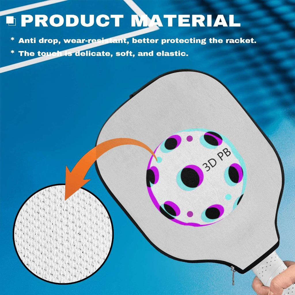 3D PB Pickleball Paddle Cover