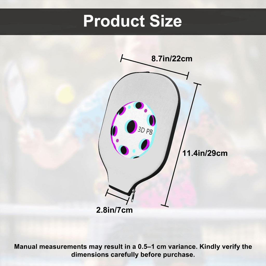 3D PB Pickleball Paddle Cover